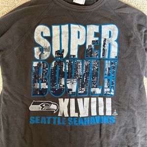 Seattle Seahawks Superbowl 48 championship crew neck
